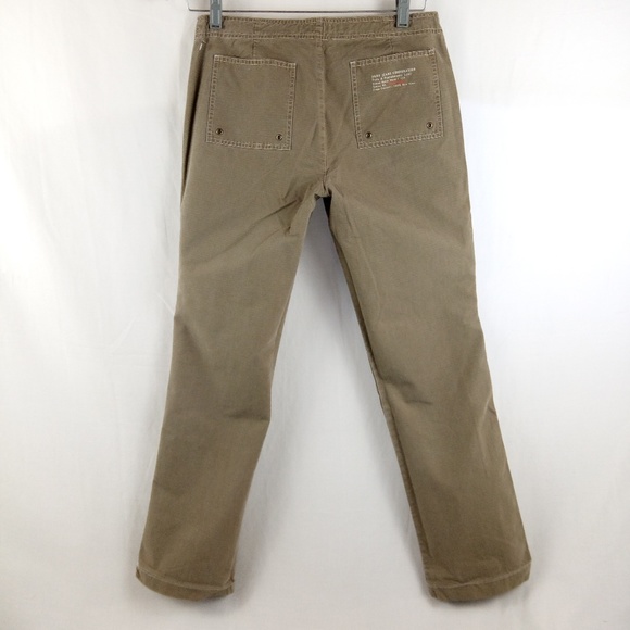 SALE ! DKNY Jeans Khakis Women Size 6 Straight Leg Tan - Picture 2 of 7